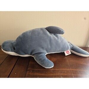 Ty Beanie Baby Vintage 1997 Pillow Pals Glide The Dolphin 14" Plush